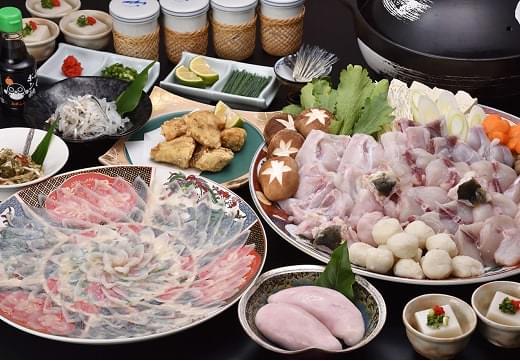 山口ふぐ本舗「きらく」 ふぐフルコースセット