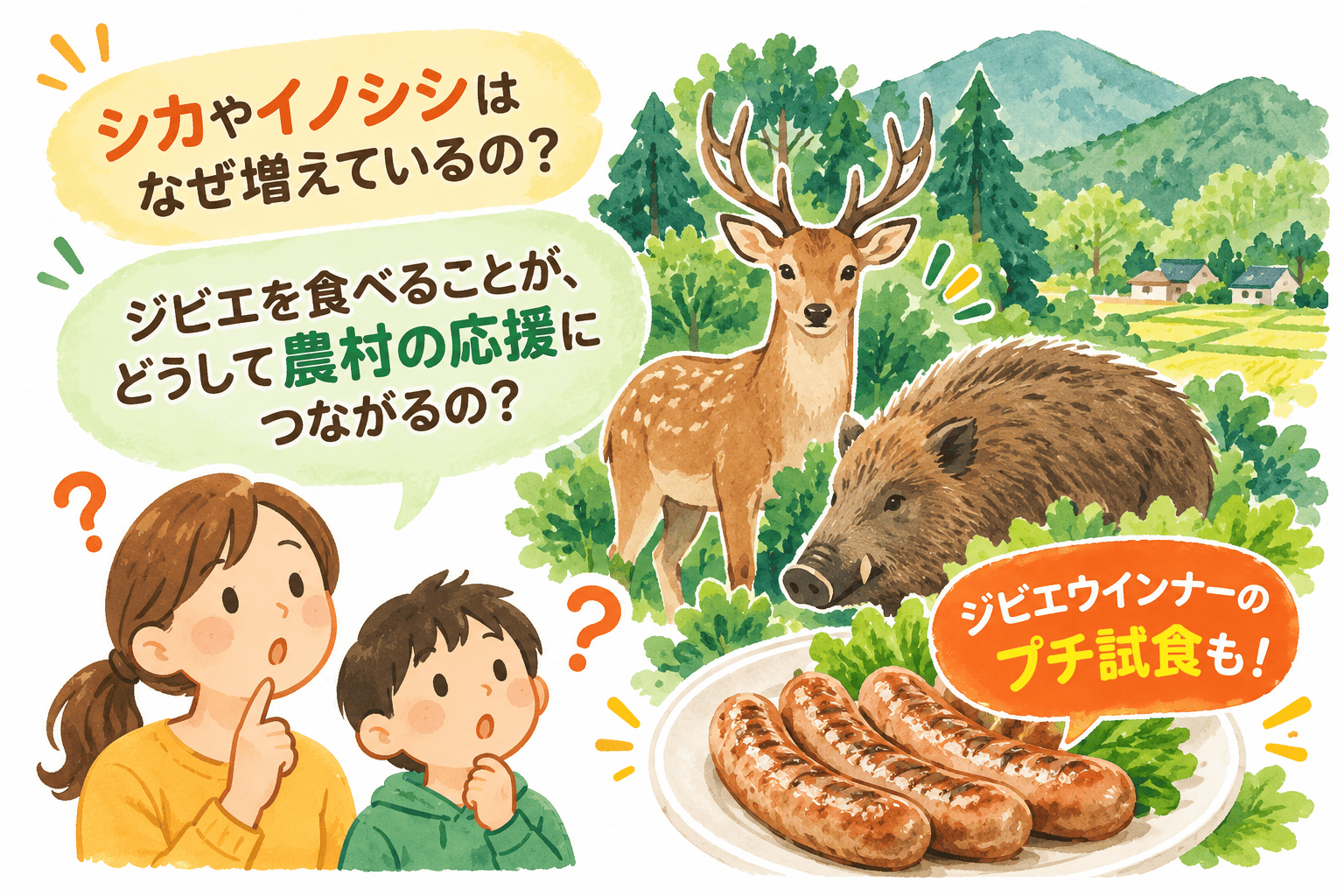 ジビエについて学べるイベント