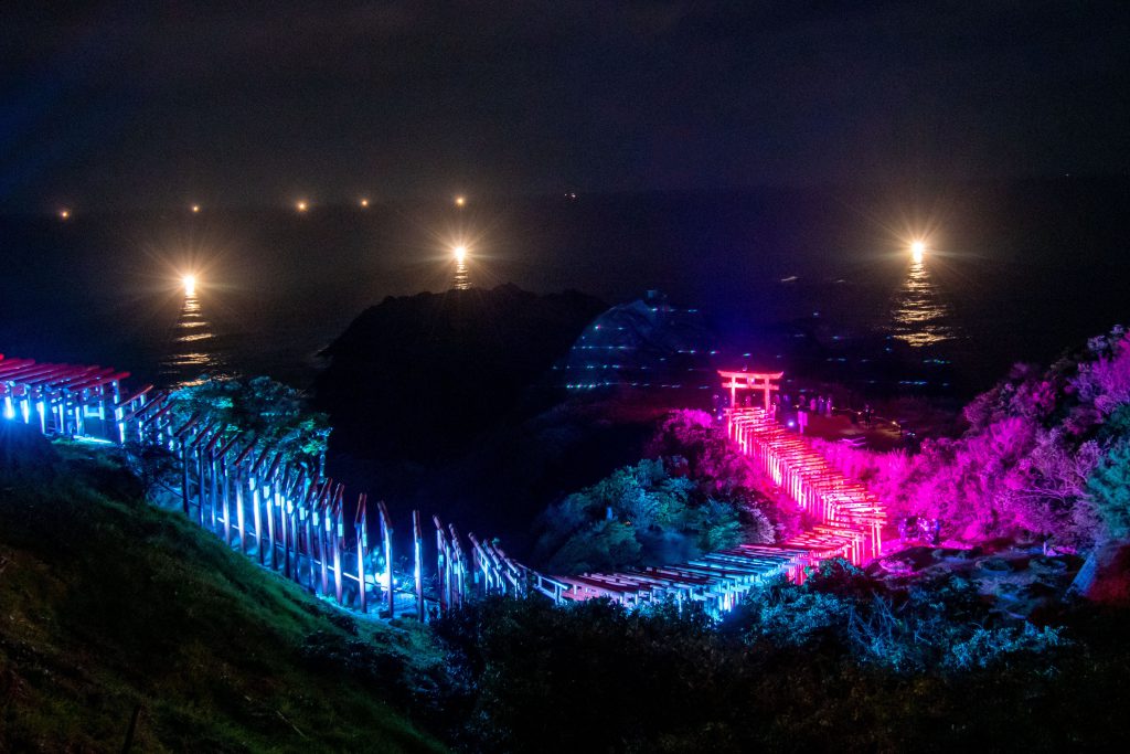 夜の元乃隅神社を楽しめる5日間がはじまりました(12/15～19) | 山口県